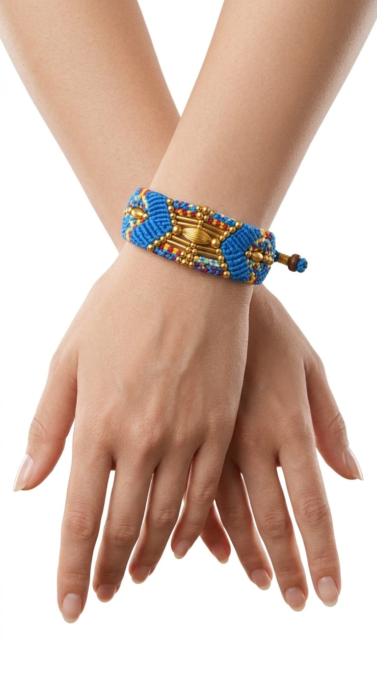 Nomad Relic Bracelet – Cobalt Blue