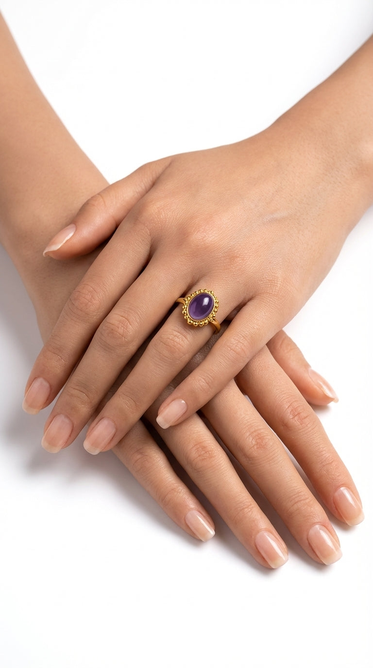 Nomad Amethyst Ring