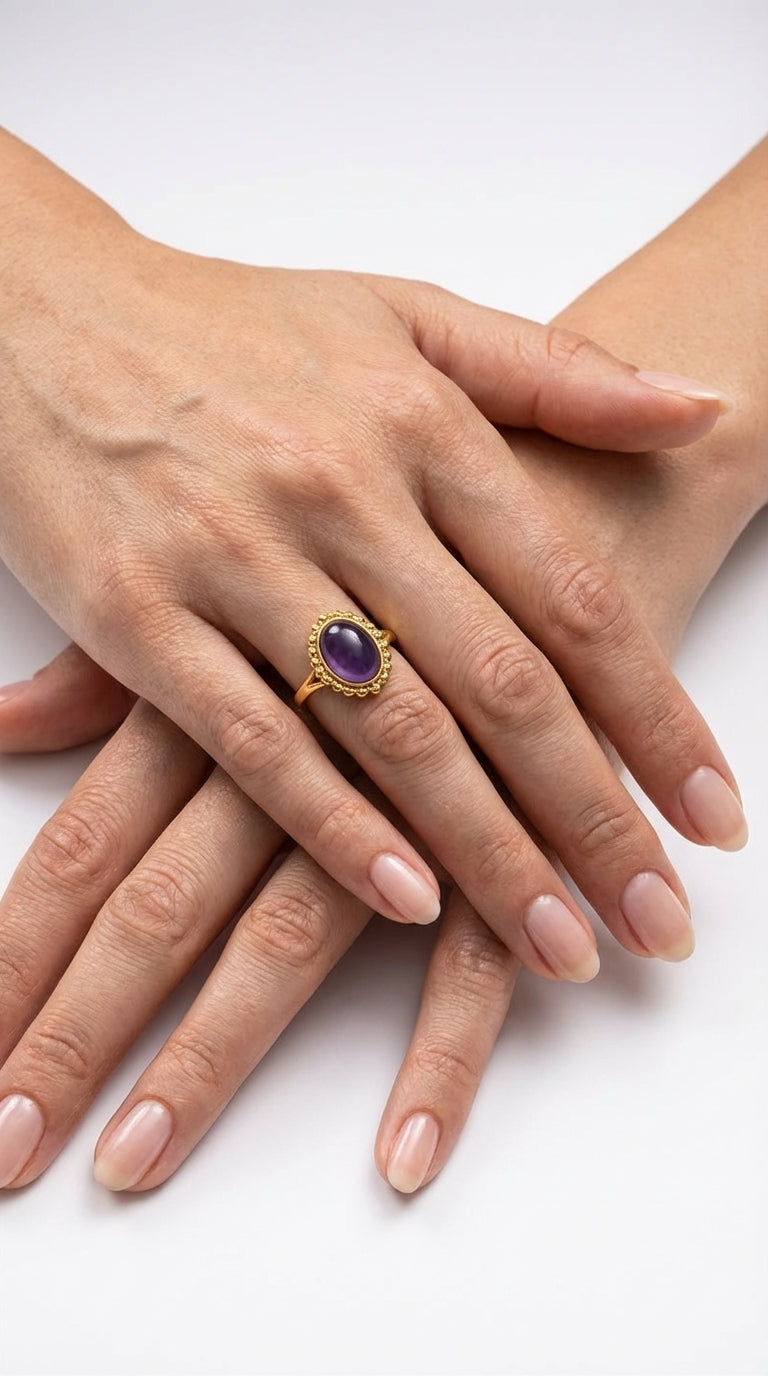 Nomad Amethyst Ring