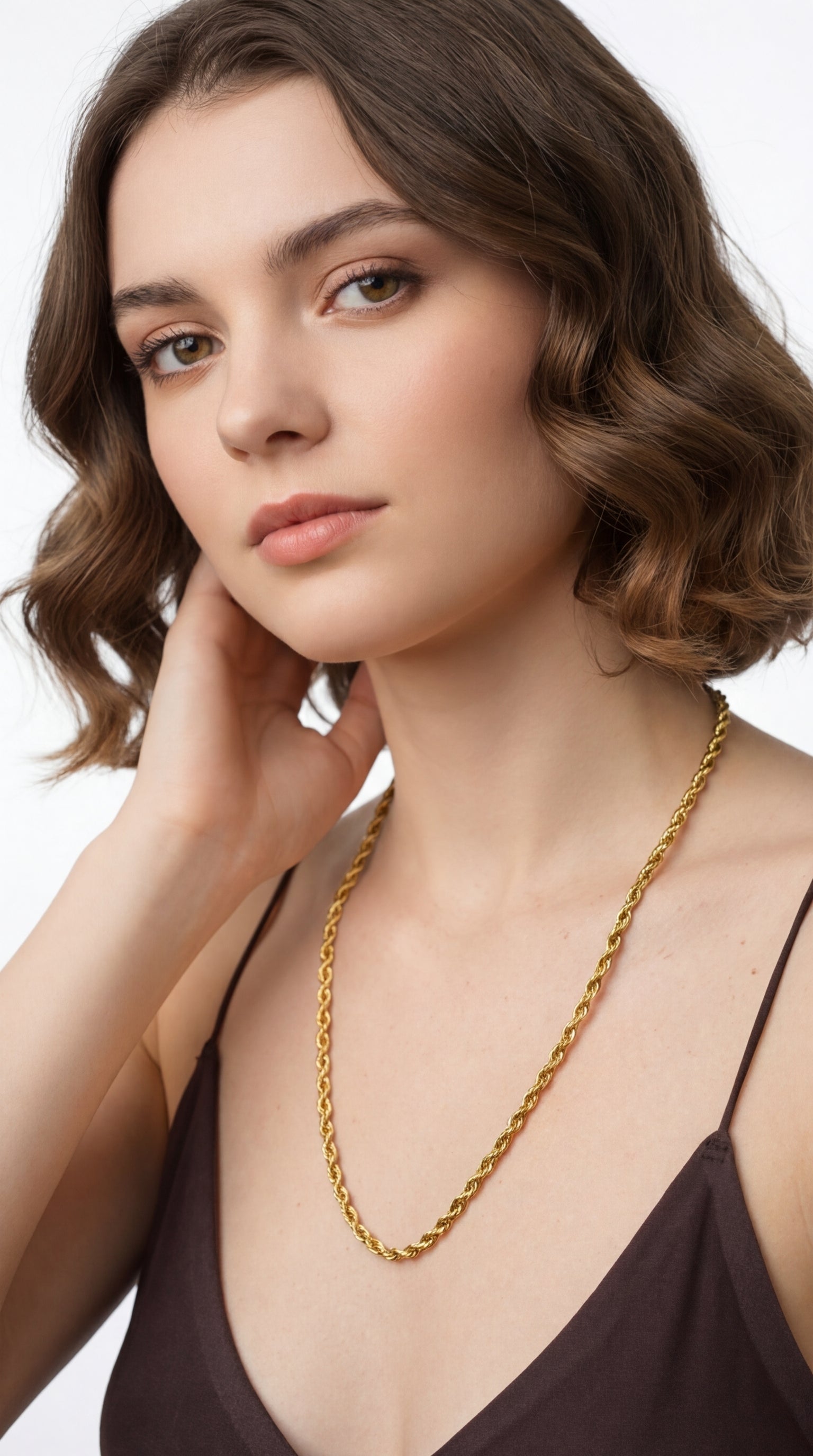 Long Aurea Twist Rope Kolye