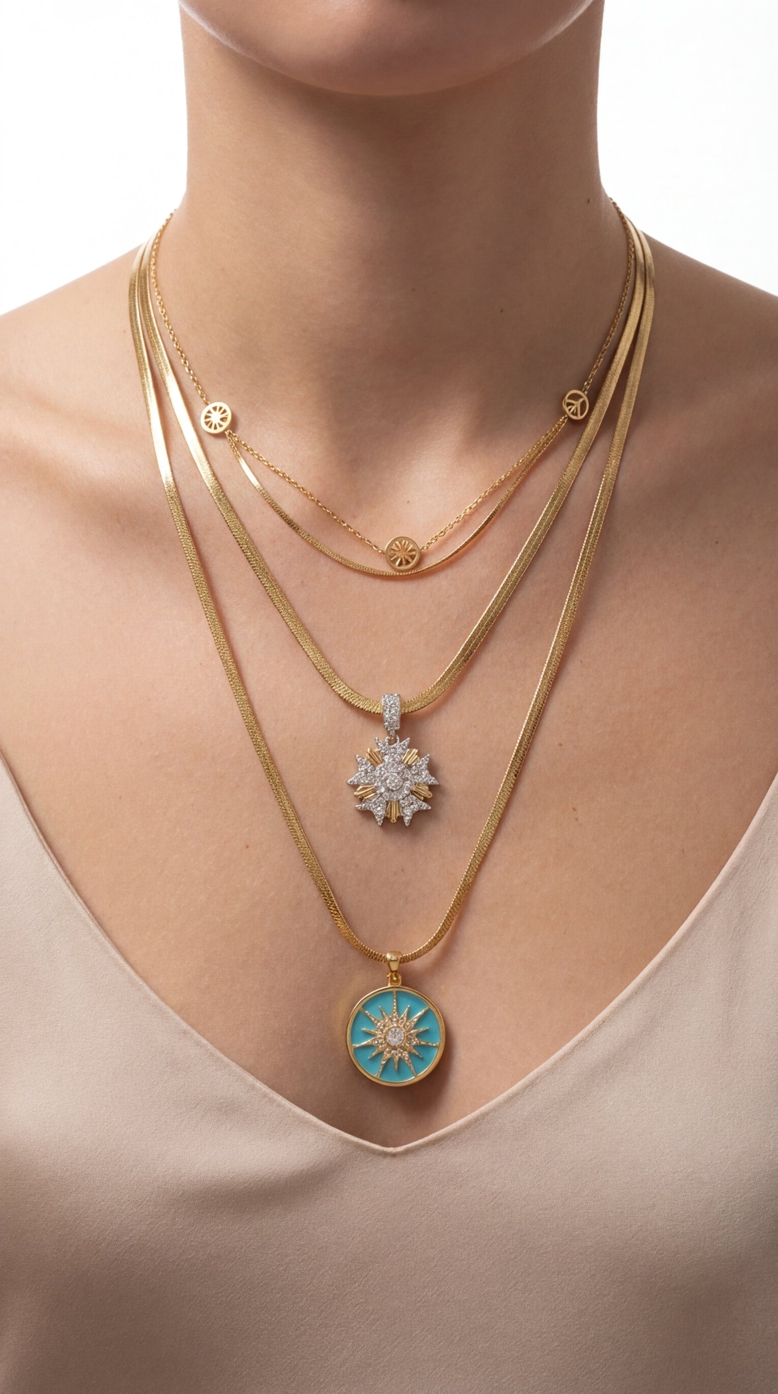 Celestia Layered Kolye Seti