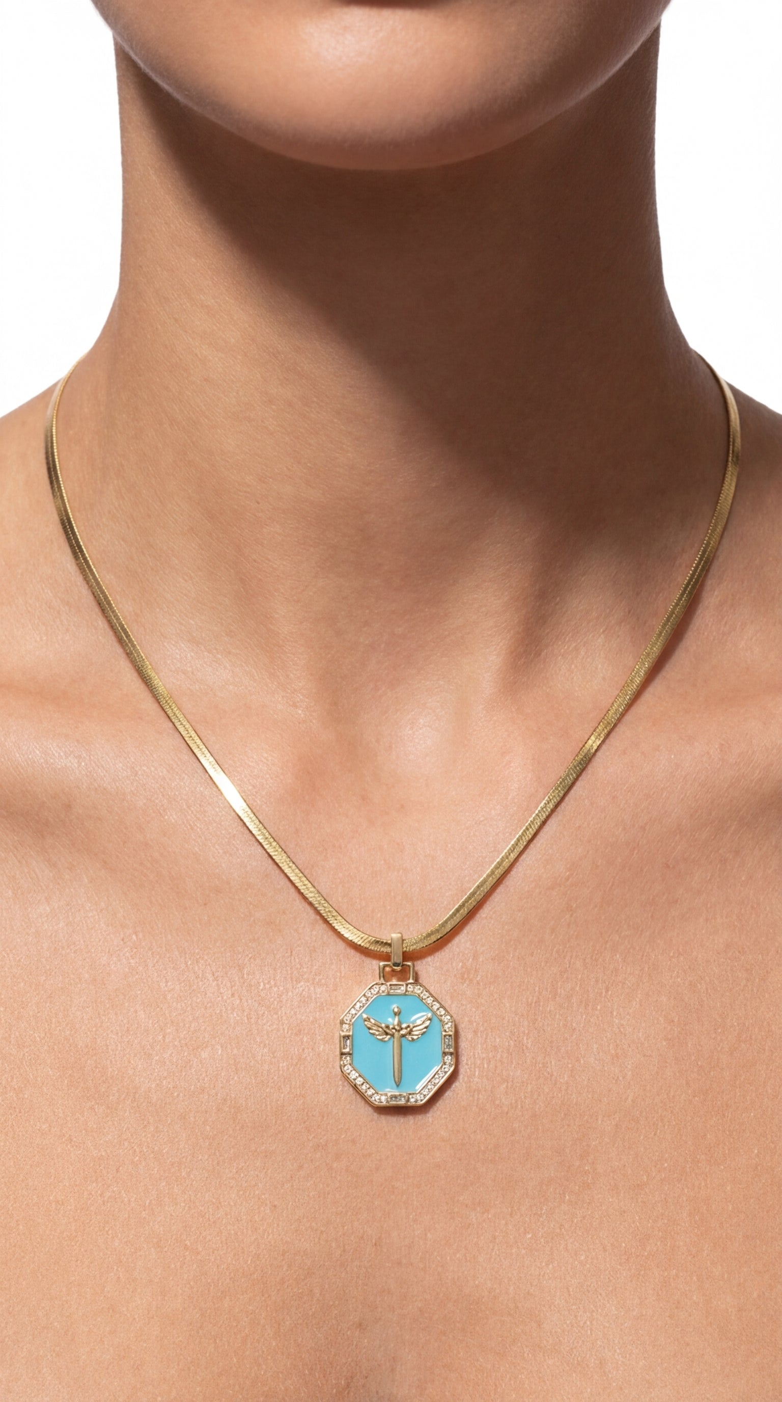 Dragonfly Turkuaz Kolye