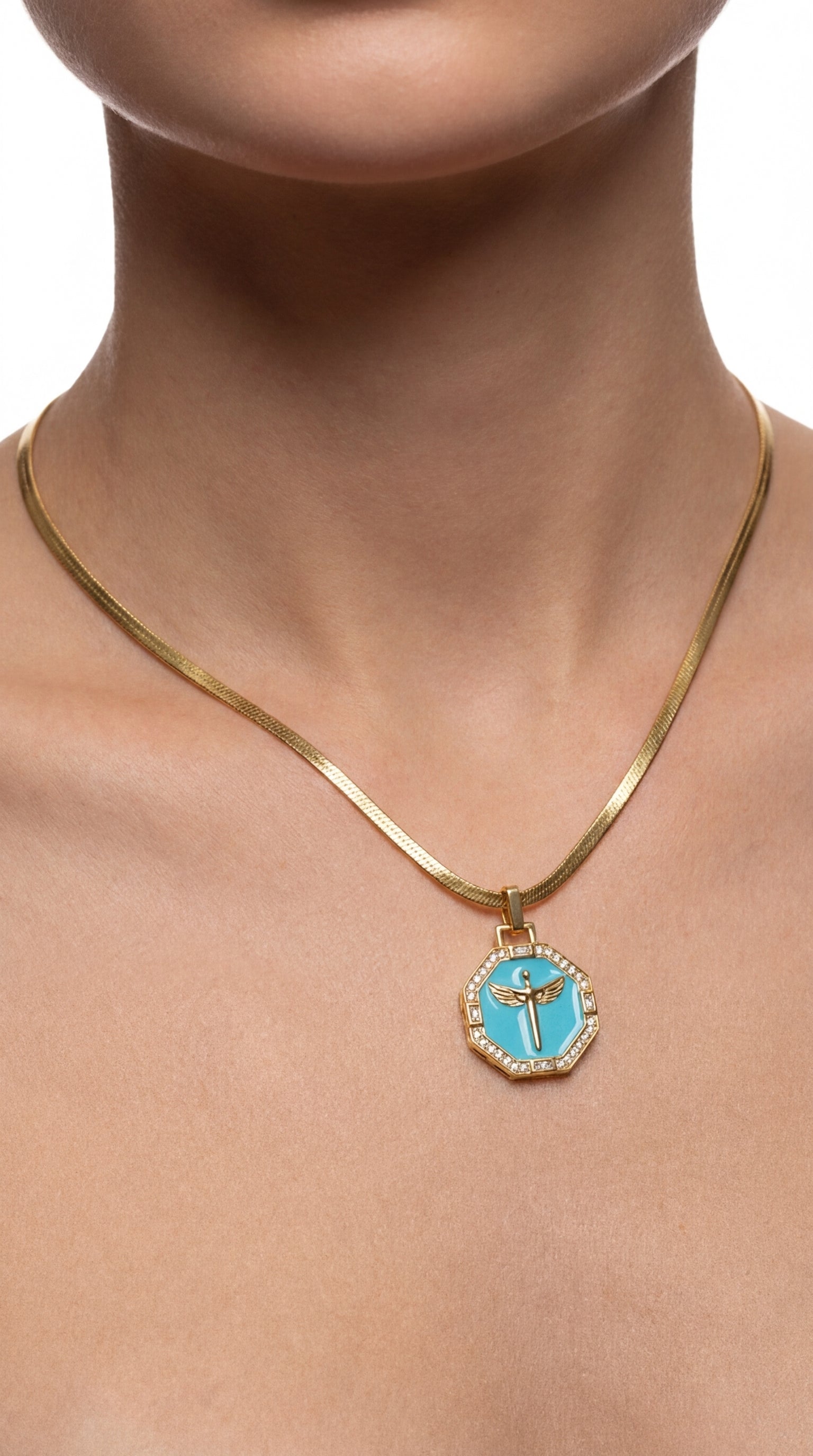 Dragonfly Turkuaz Kolye