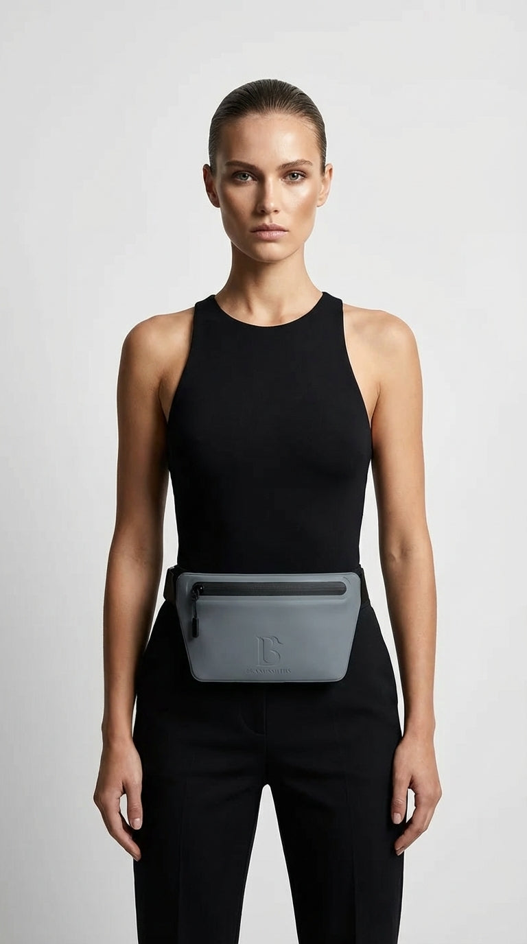 Ash (Ash Grey) Slant Belt Bag