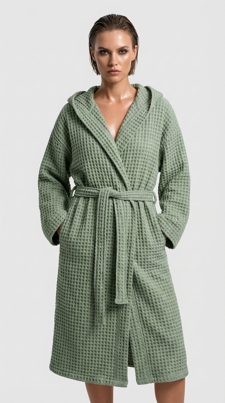 Mint Waffle (Gofre) Bornoz