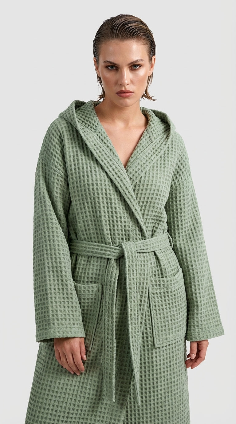 Mint Waffle (Gofre) Bornoz