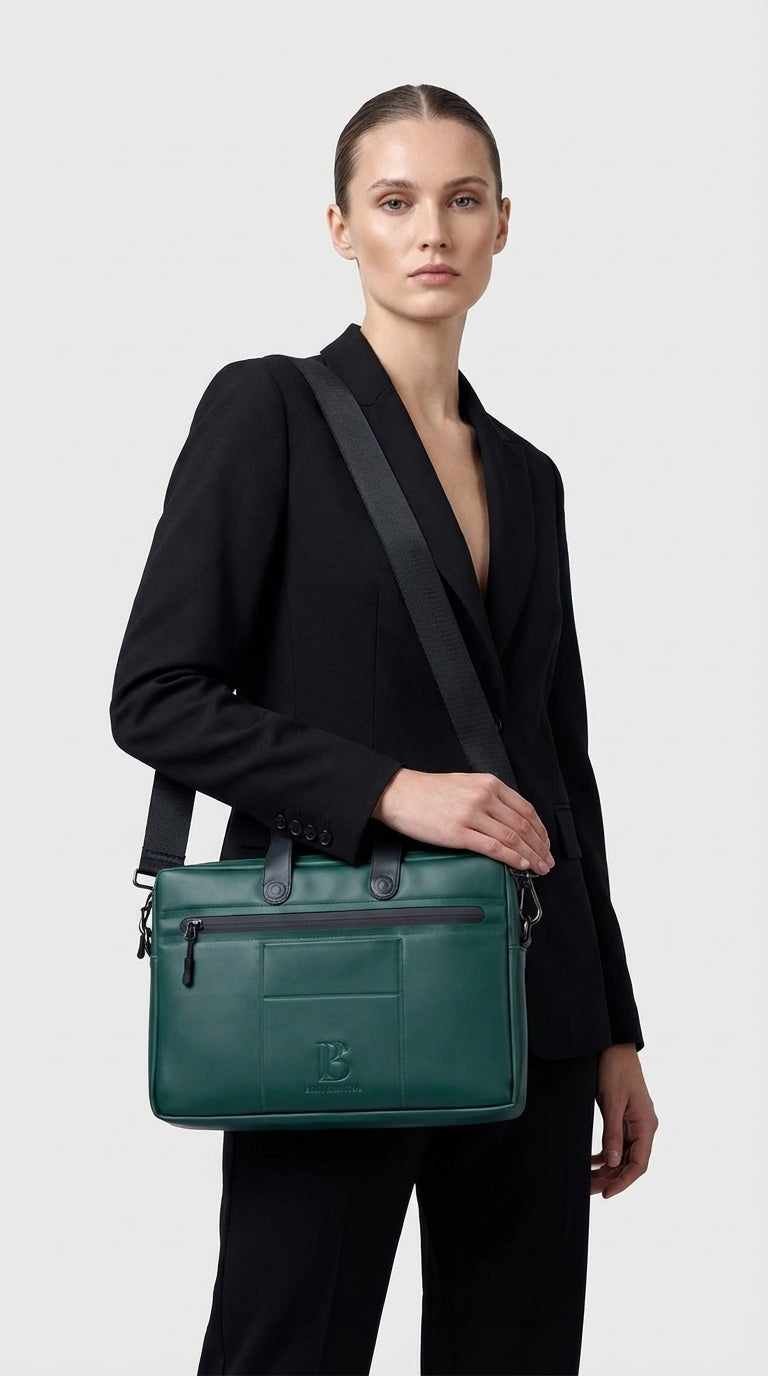 Olive Green Align Laptop Bag