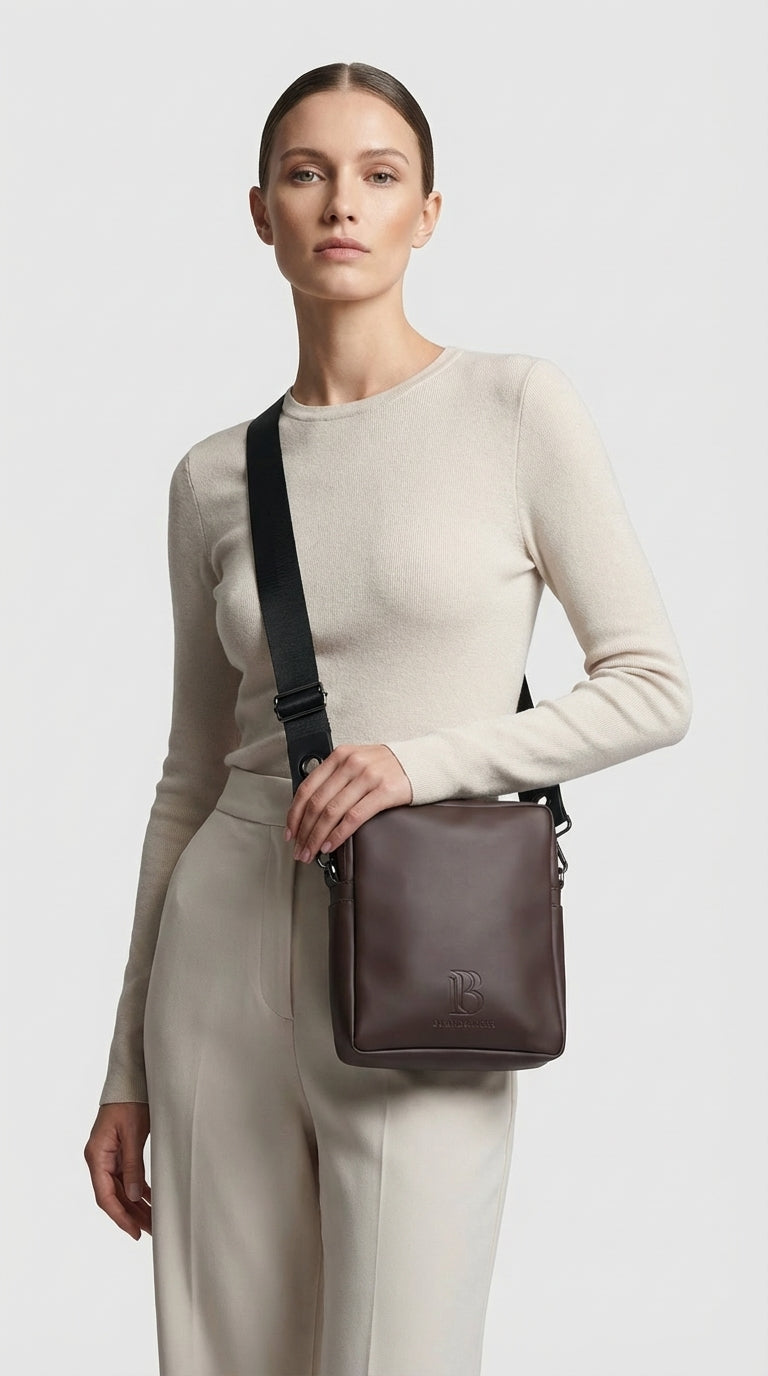 Mocha (Brown) Glow Elegant Shoulder Bag