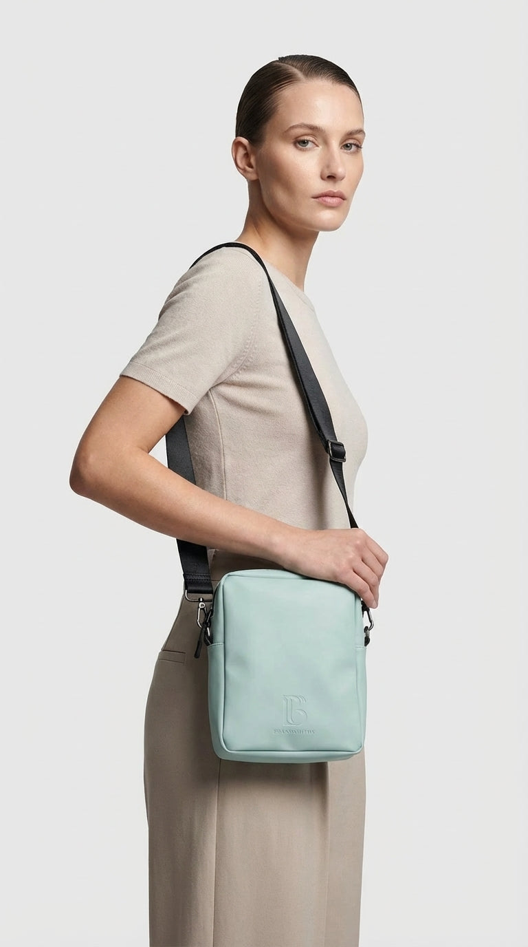 Sage Glow Elegant Shoulder Bag