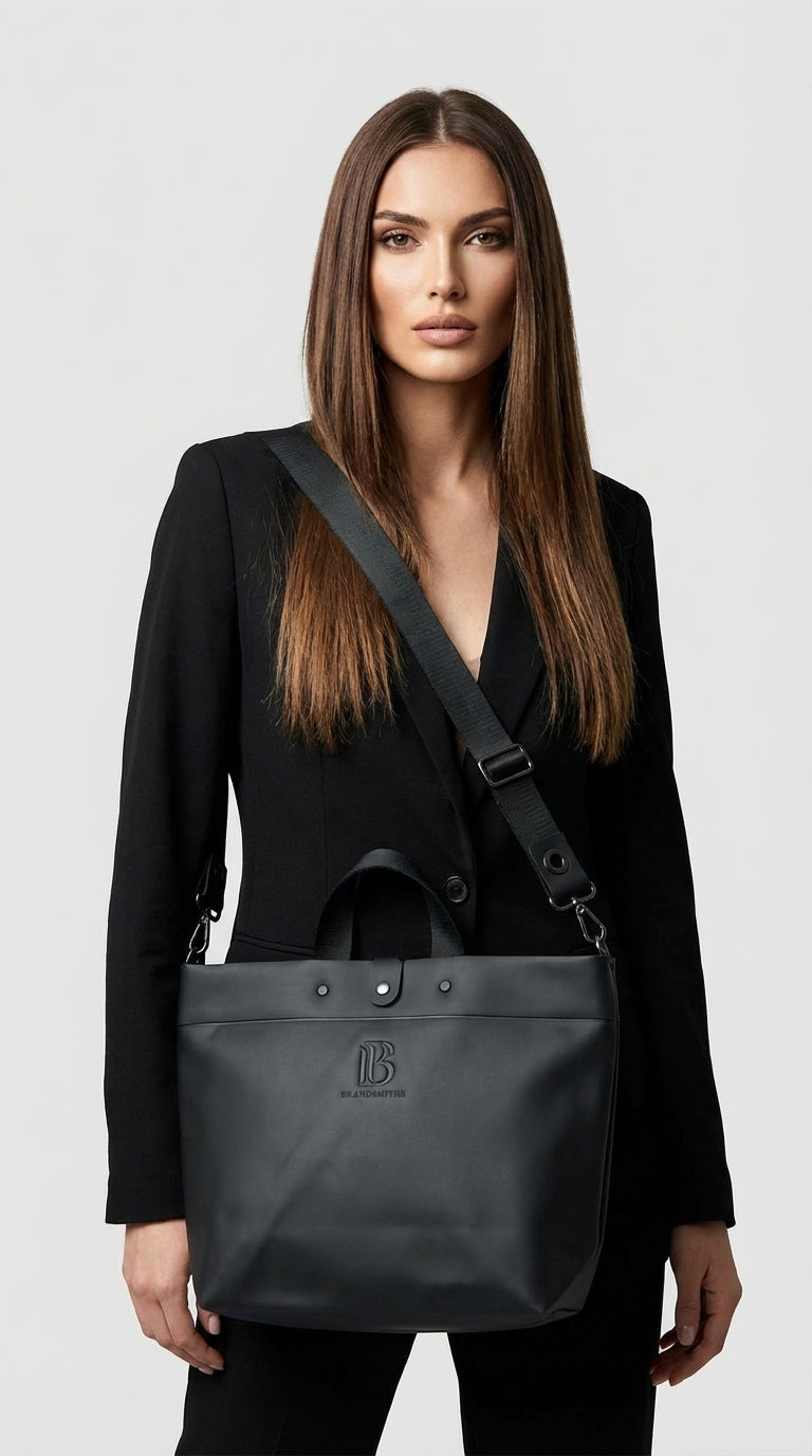 Onyx (Black) Loop Tote Bag