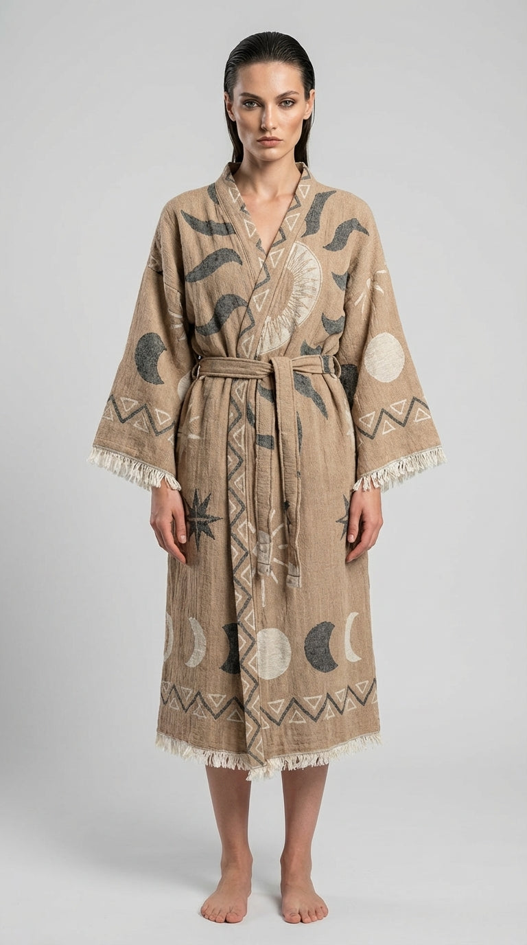 Beige Sun Kimono