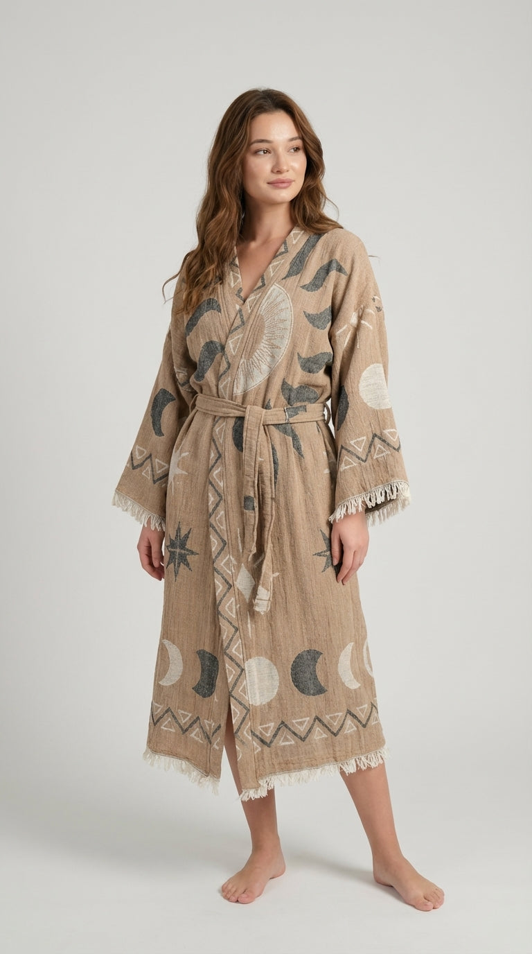 Beige Sun Kimono