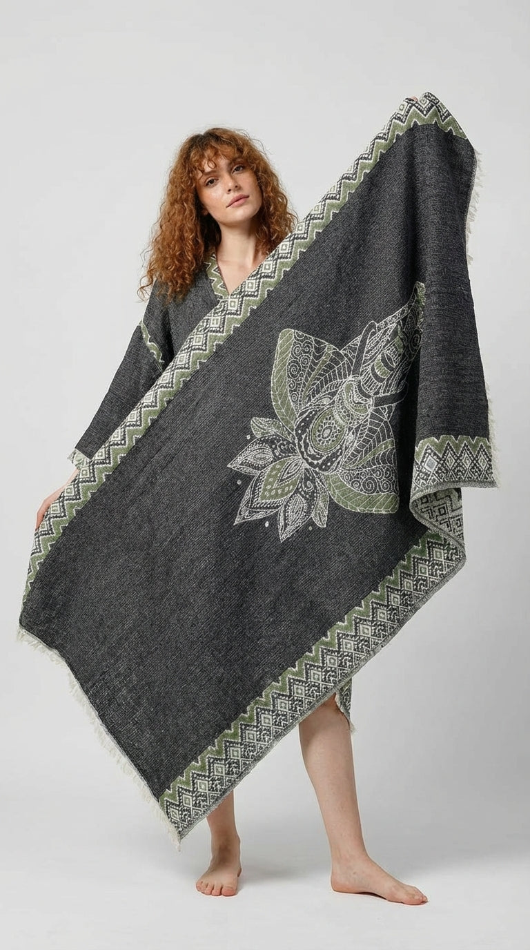 Green- Black Elephant Peştemal