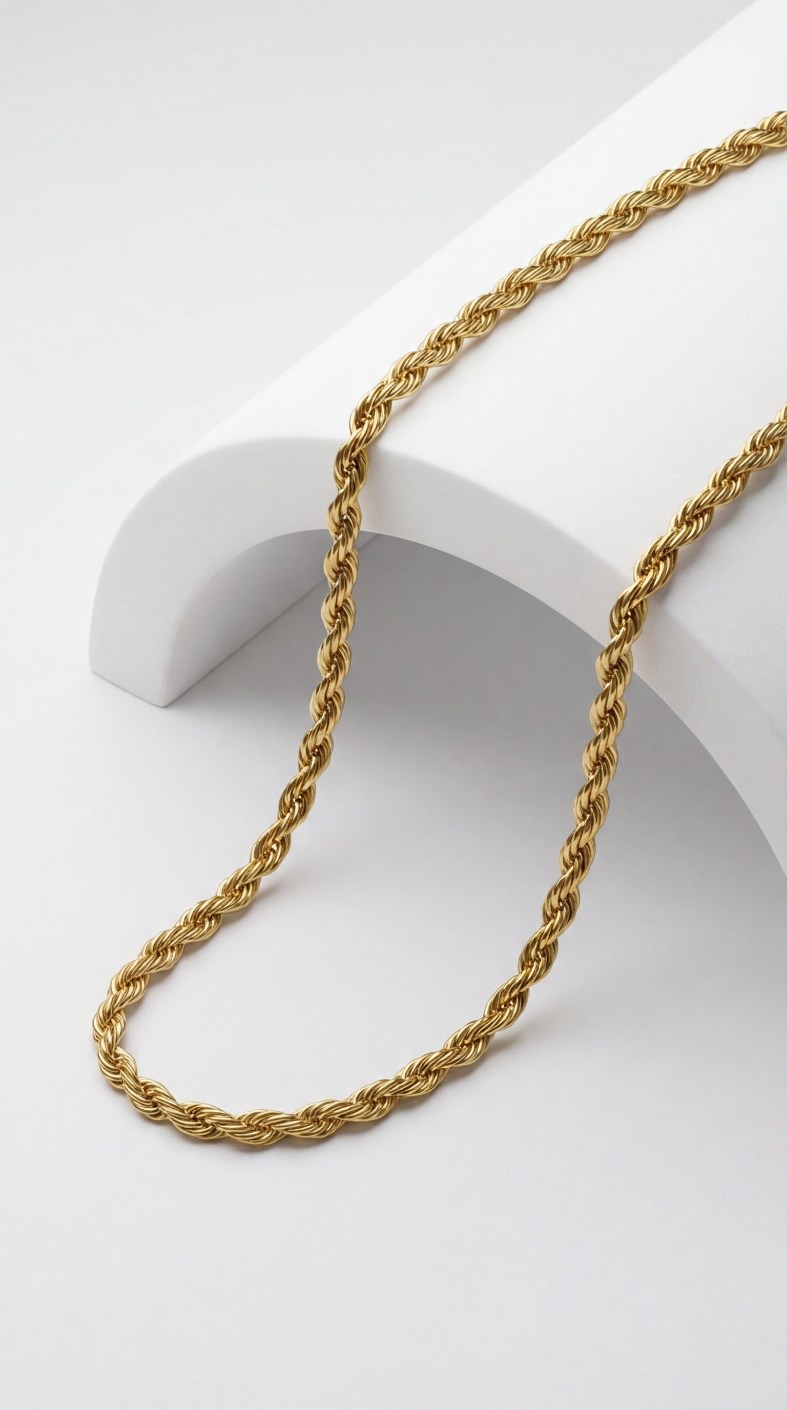 Long Aurea Twist Rope Kolye