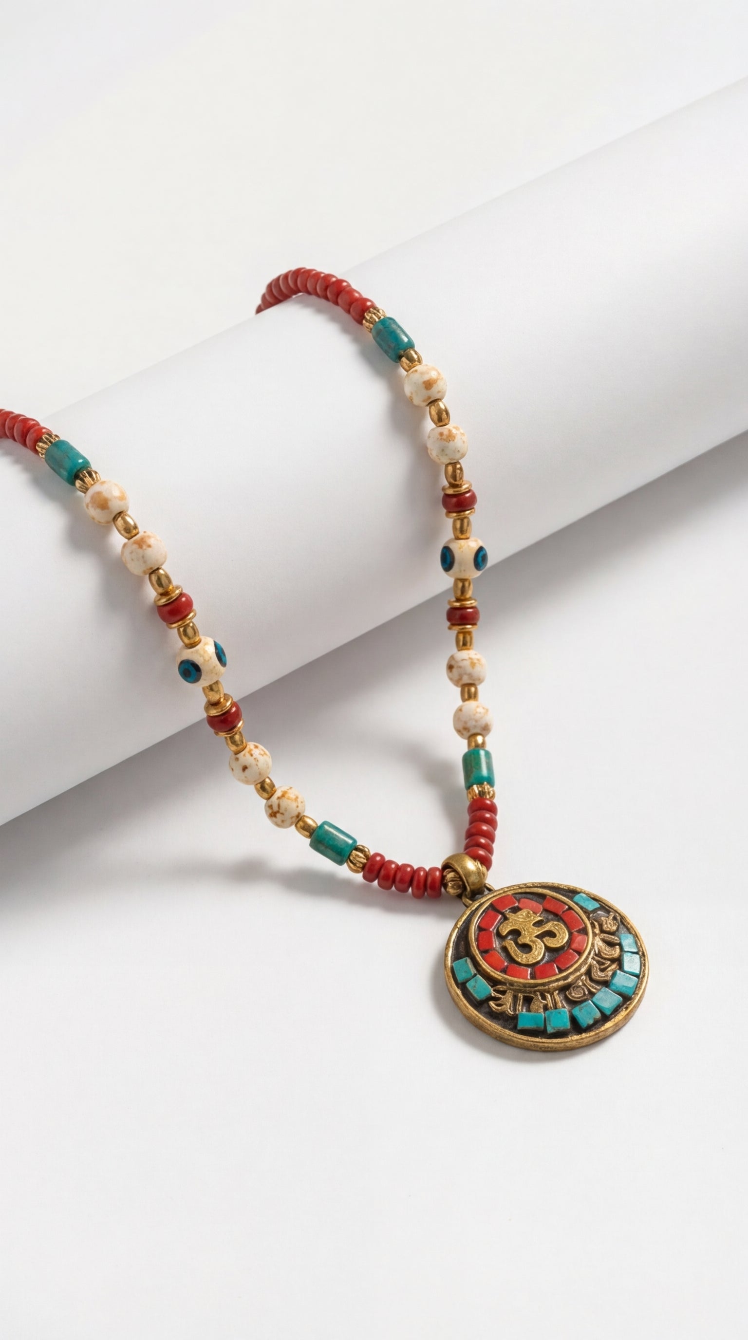 Nomad Earth Medallion Necklace