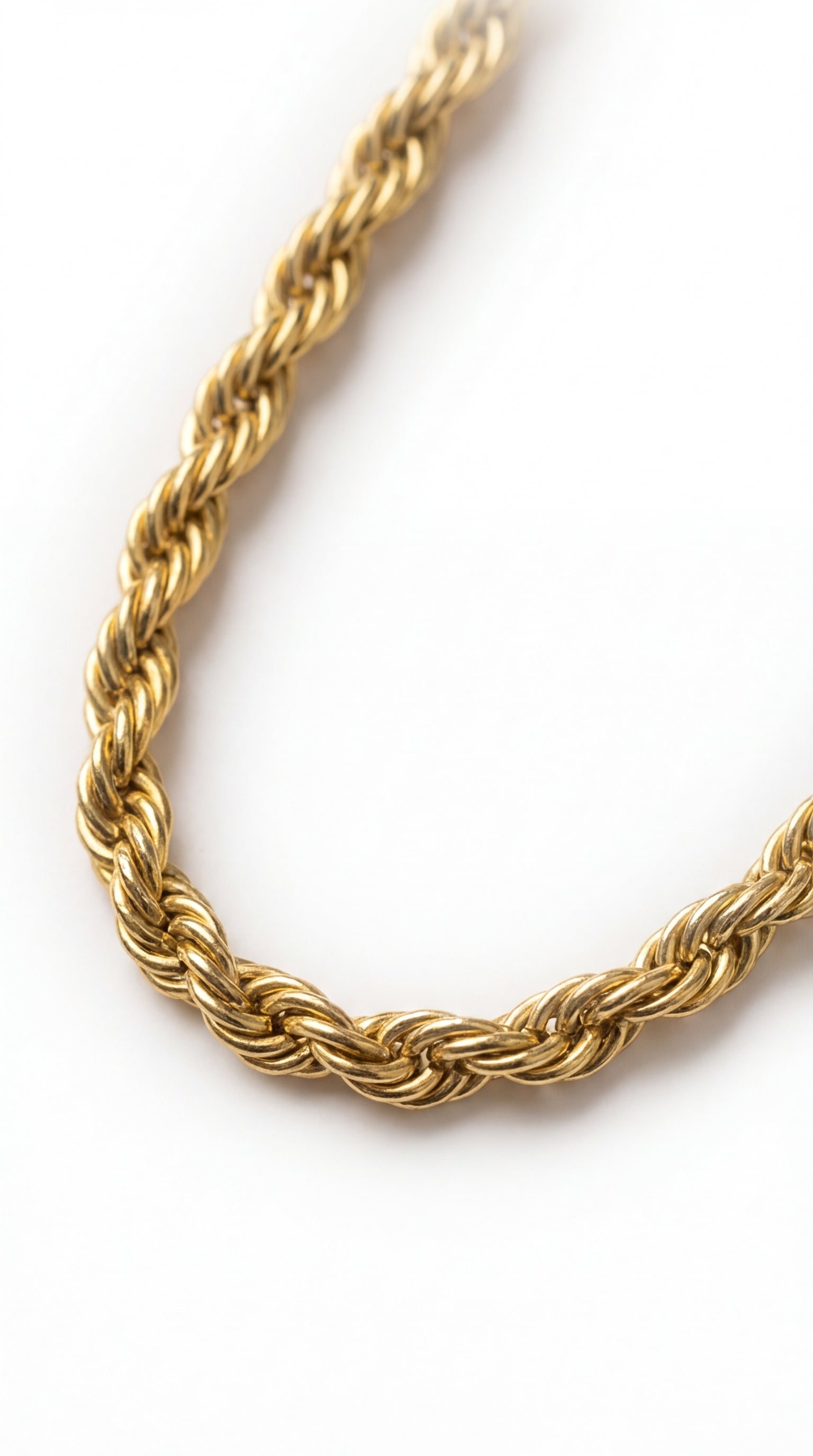 Long Aurea Twist Rope Kolye