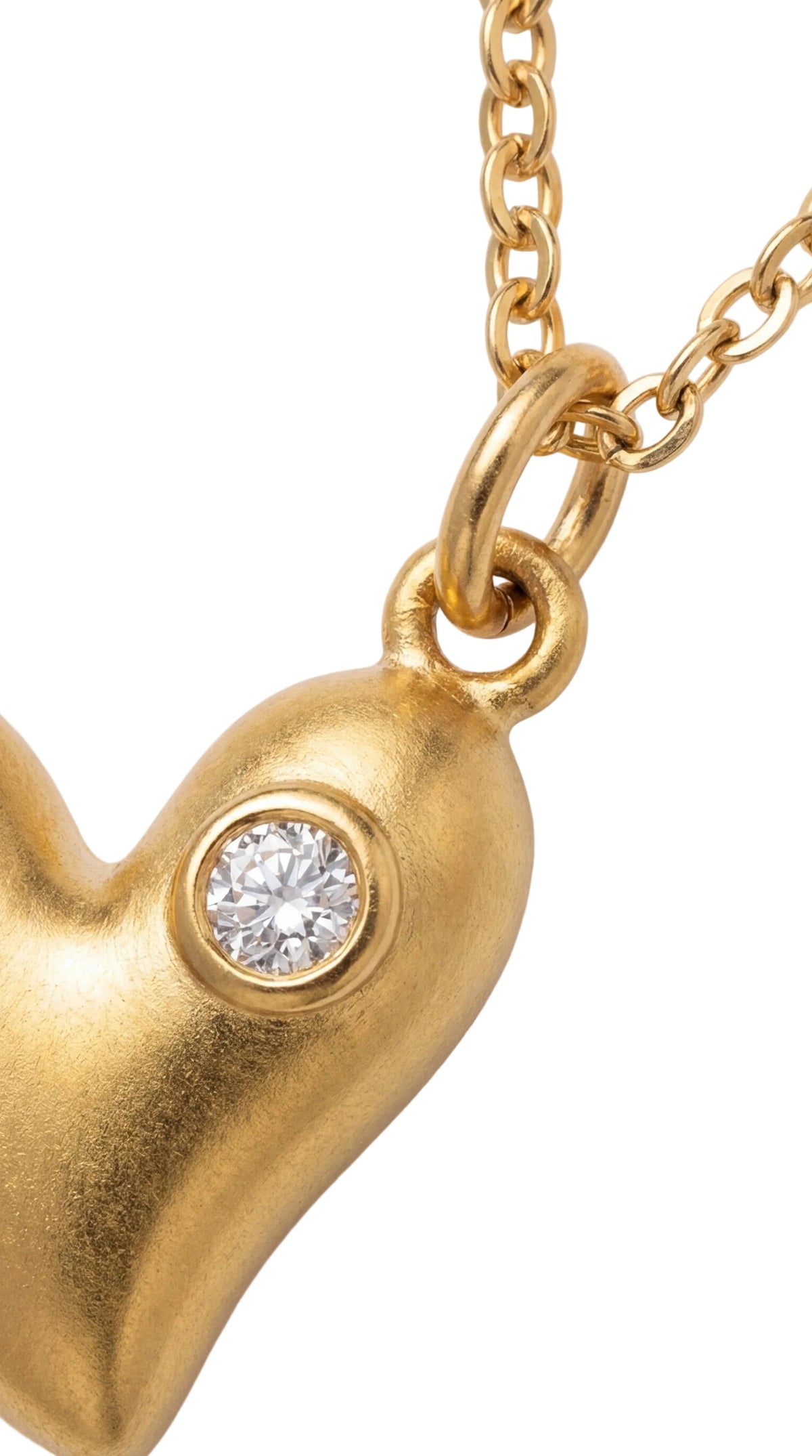 Curved Heart Kolye