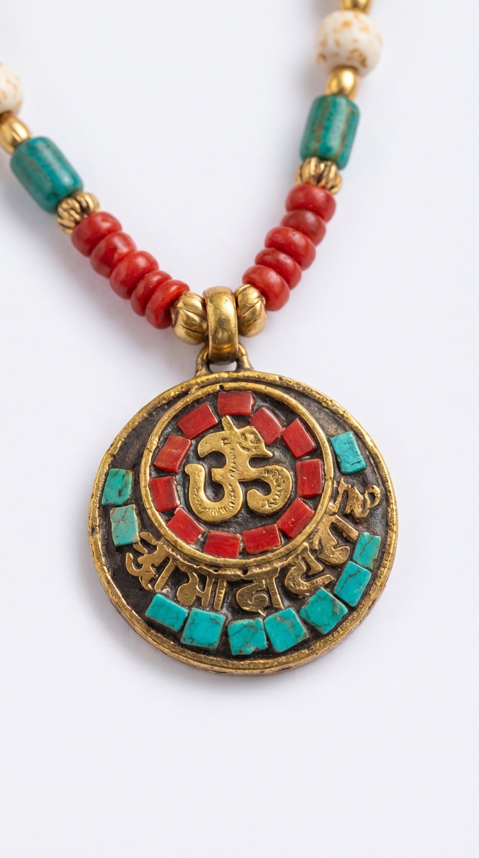 Nomad Earth Medallion Necklace
