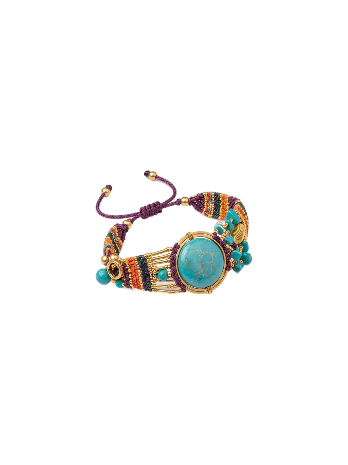 Nomad Aura Bracelet - Amethyst Violet
