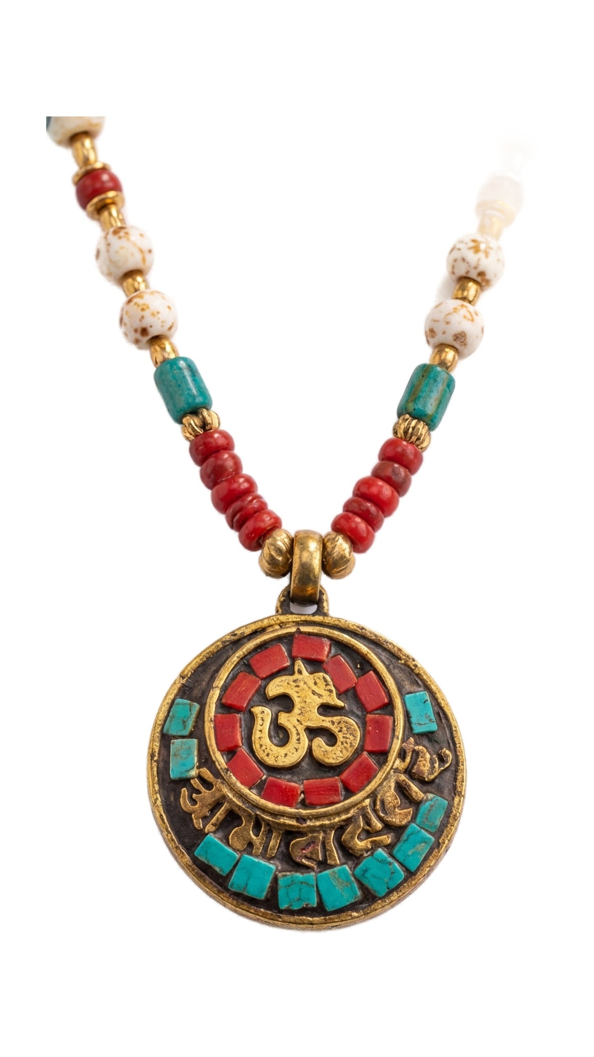 Nomad Earth Medallion Necklace