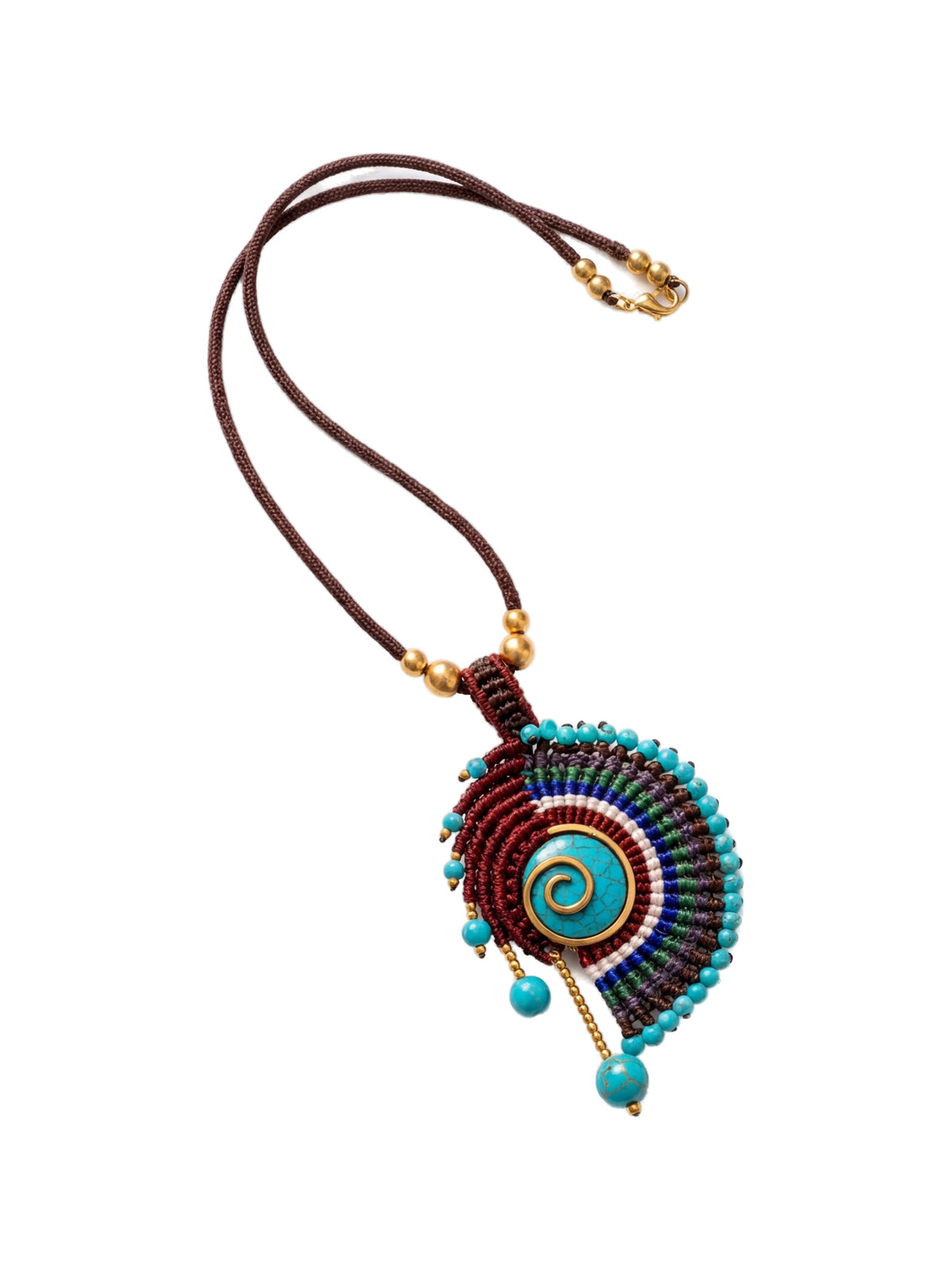 Nomad Weave Stone Necklace