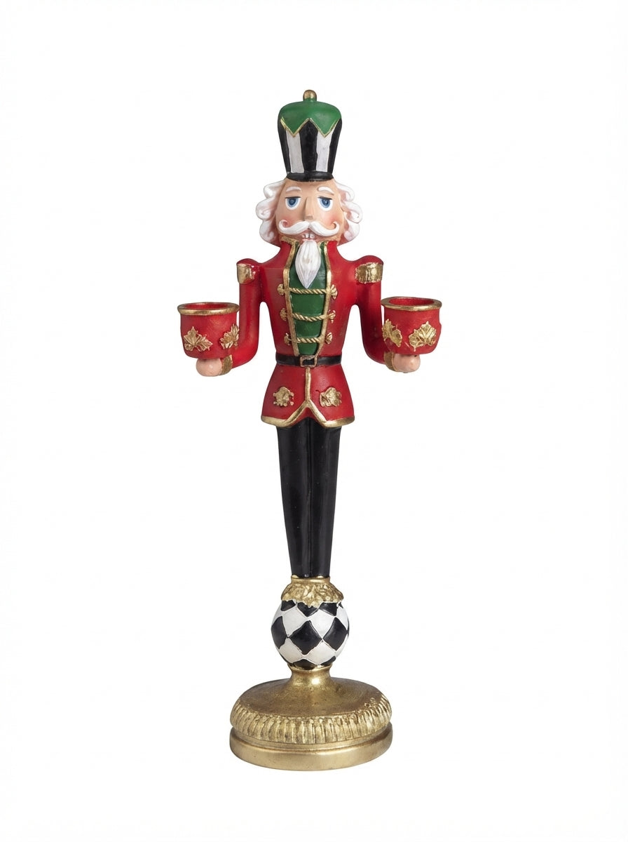 Christmas Nutcracker Fındıkkıran Figürlü Dekoratif Mumluk