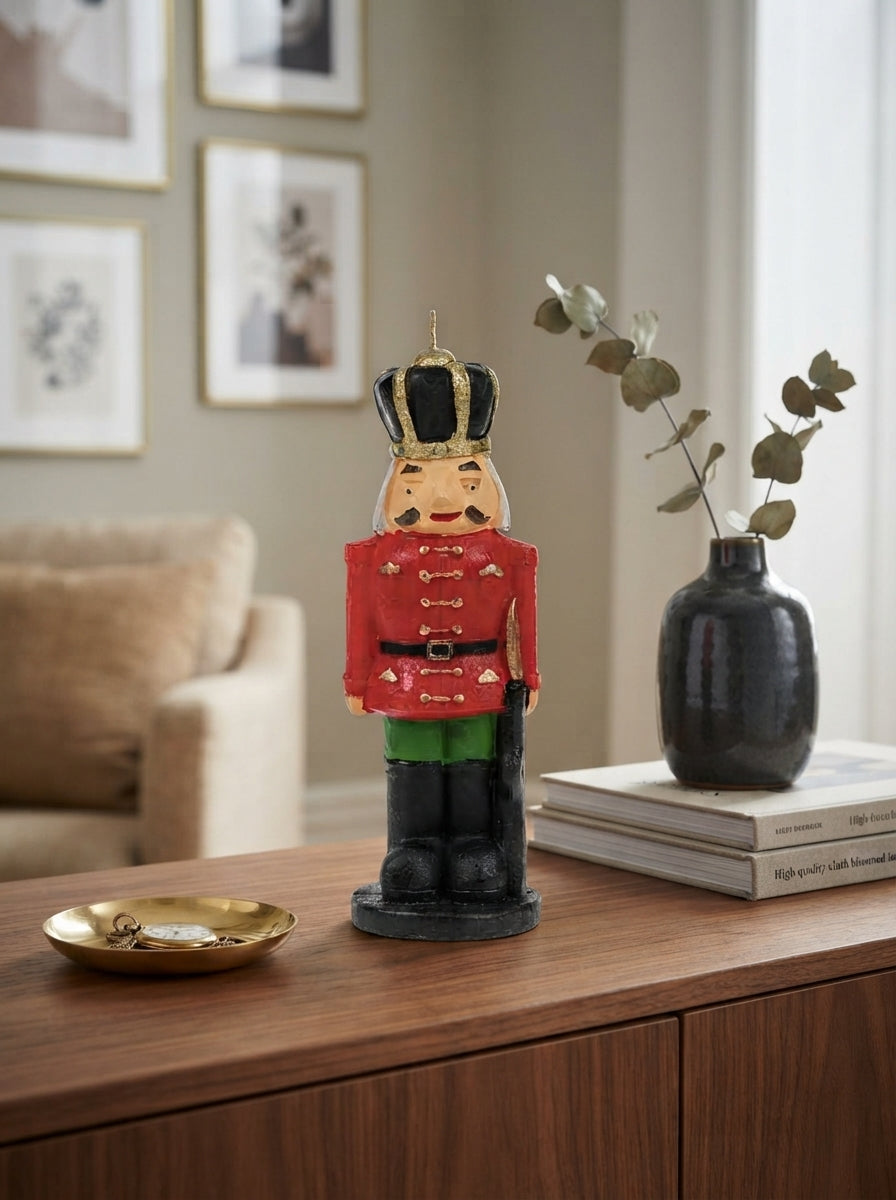 Christmas Nutcracker 3D Fındıkkıran Dekoratif Mum