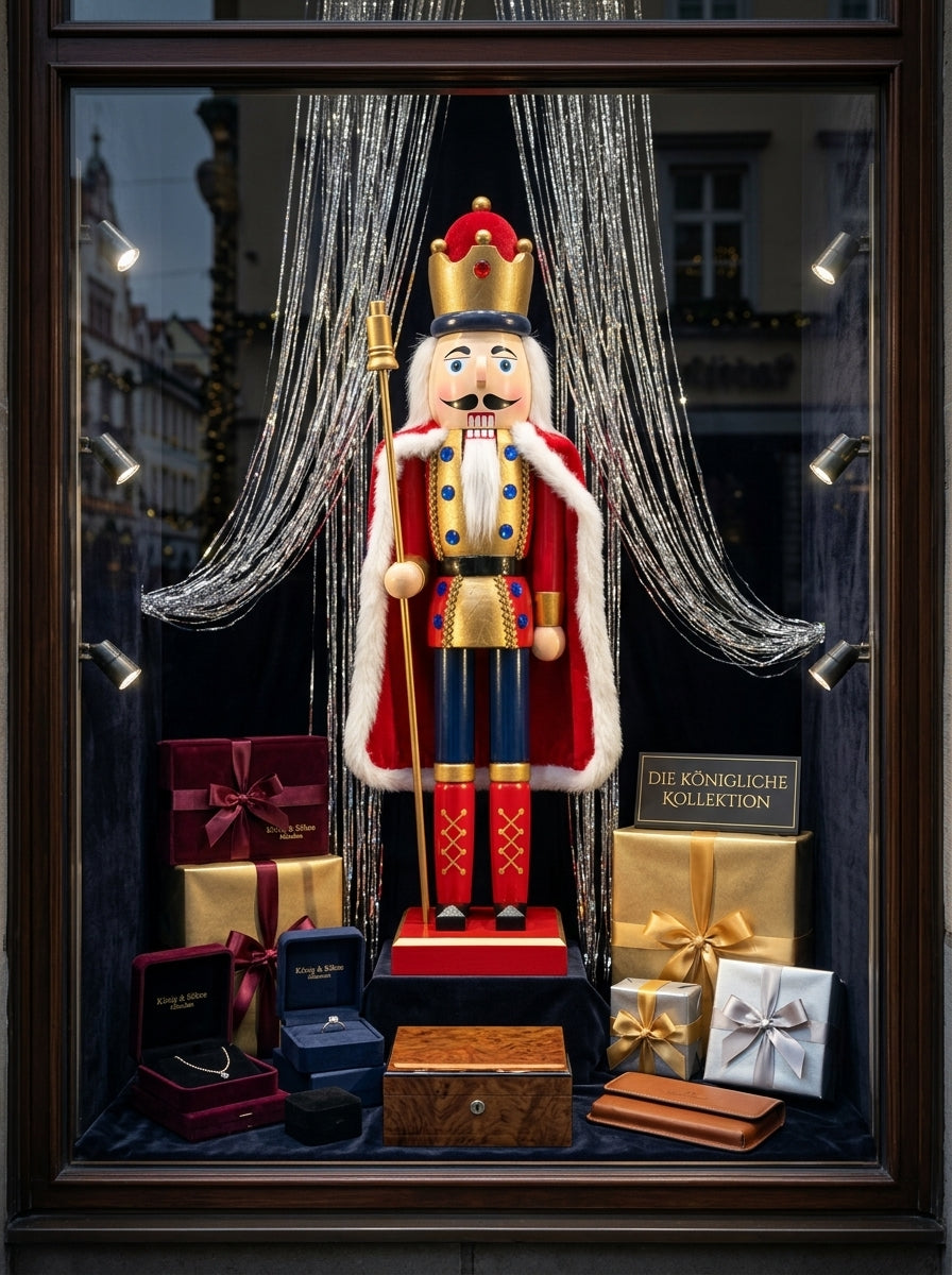 Royal Christmas King Ahşap Fındıkkıran Kral - 60 CM