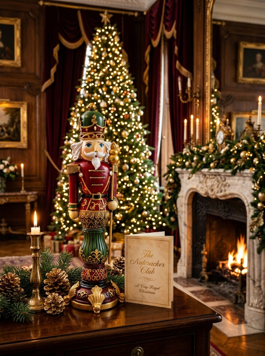 Royal Nutcracker Kırmızı Üniformalı Dekoratif Fındıkkıran – 27 CM