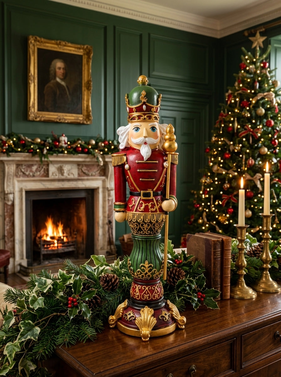 Royal Nutcracker Kırmızı Üniformalı Dekoratif Fındıkkıran – 27 CM