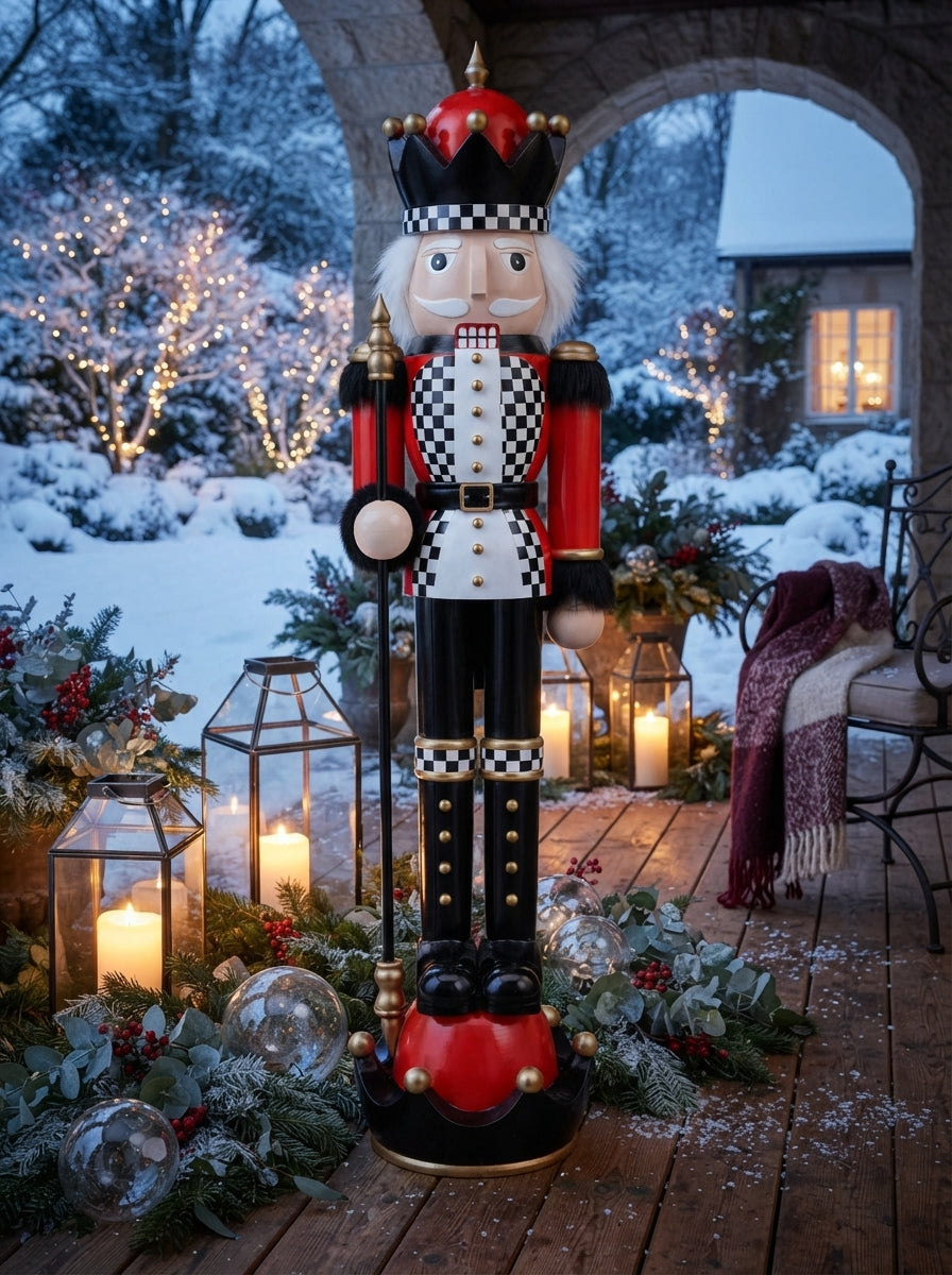 Noelle Royal Check Fındıkkıran 90 cm - Red