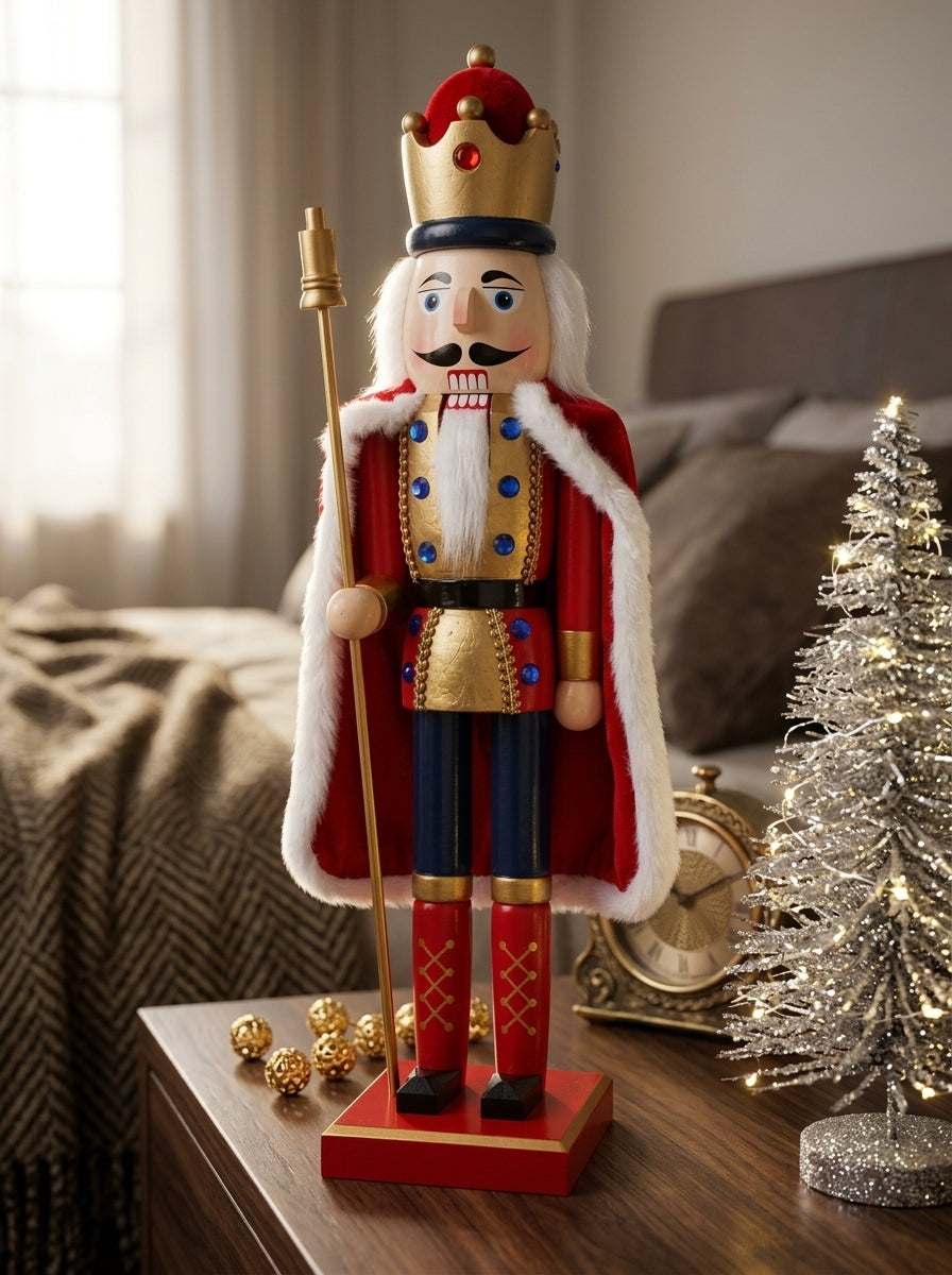 Royal Christmas King Ahşap Fındıkkıran Kral - 60 CM