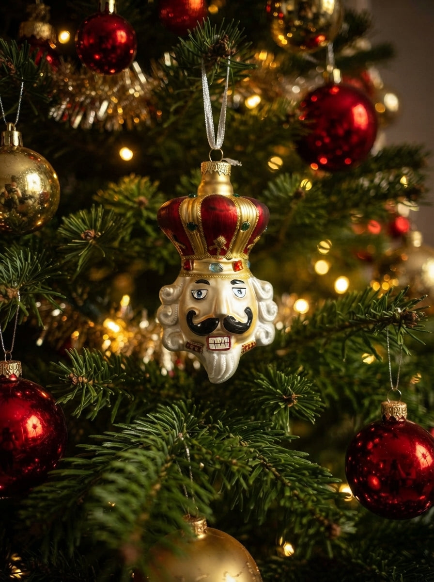 Royal Nutcracker Cam Yılbaşı Ağaç Süsü