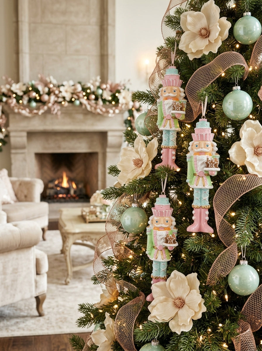 Pastel Nutcracker Yılbaşı Ağaç Süsü