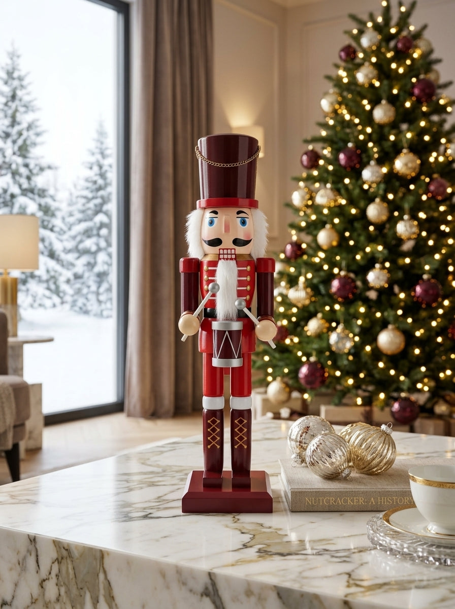 Royal Drummer Ahşap Fındıkkıran Kurşun Asker - 50 CM