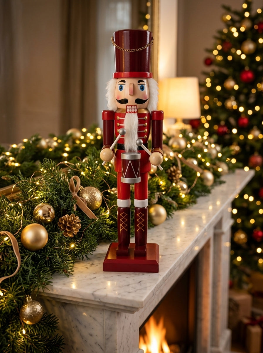 Royal Drummer Ahşap Fındıkkıran Kurşun Asker - 50 CM
