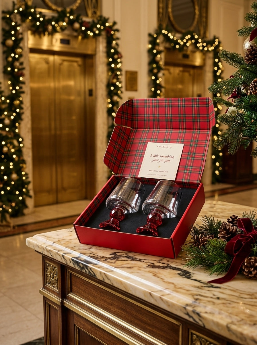 Christmas Classics – Ruby Ruby Lumi İkili Kristal Bardak Seti