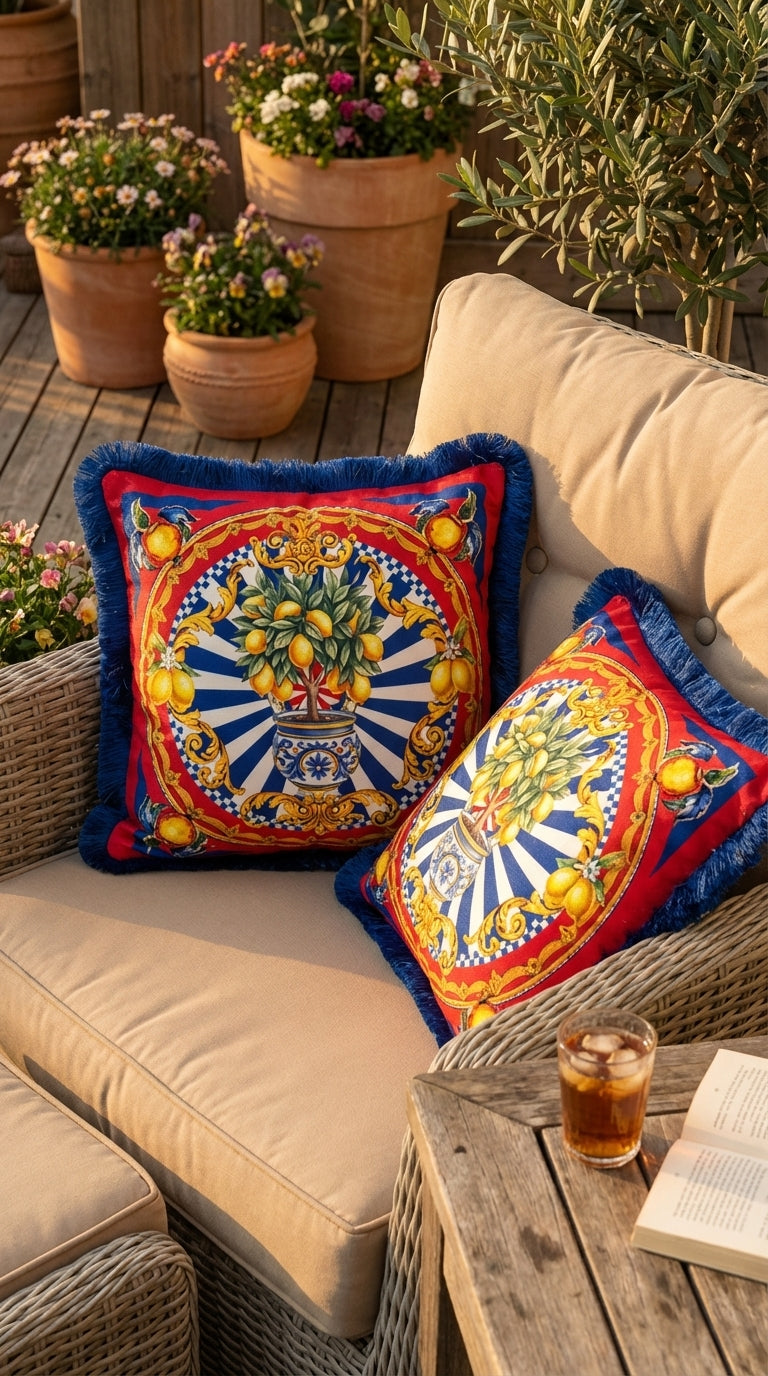 Verona Azure Kırlent