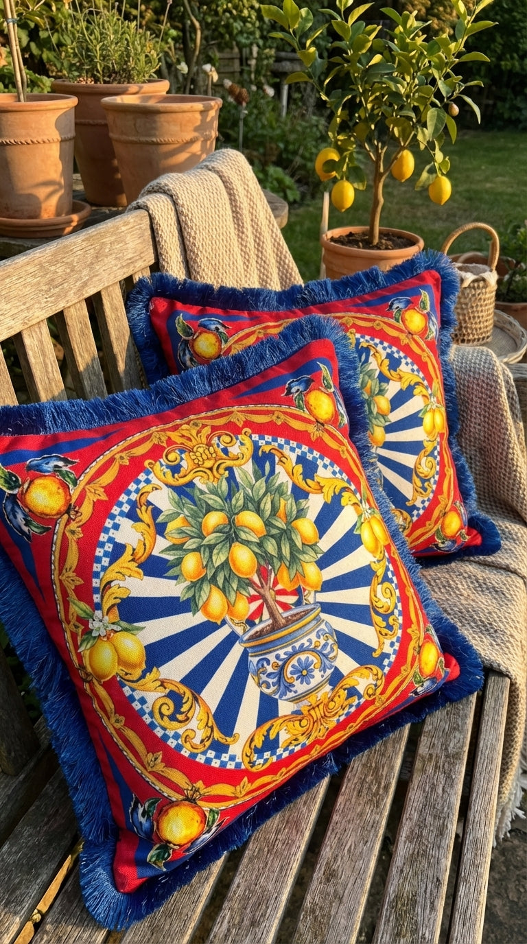 Verona Azure Kırlent