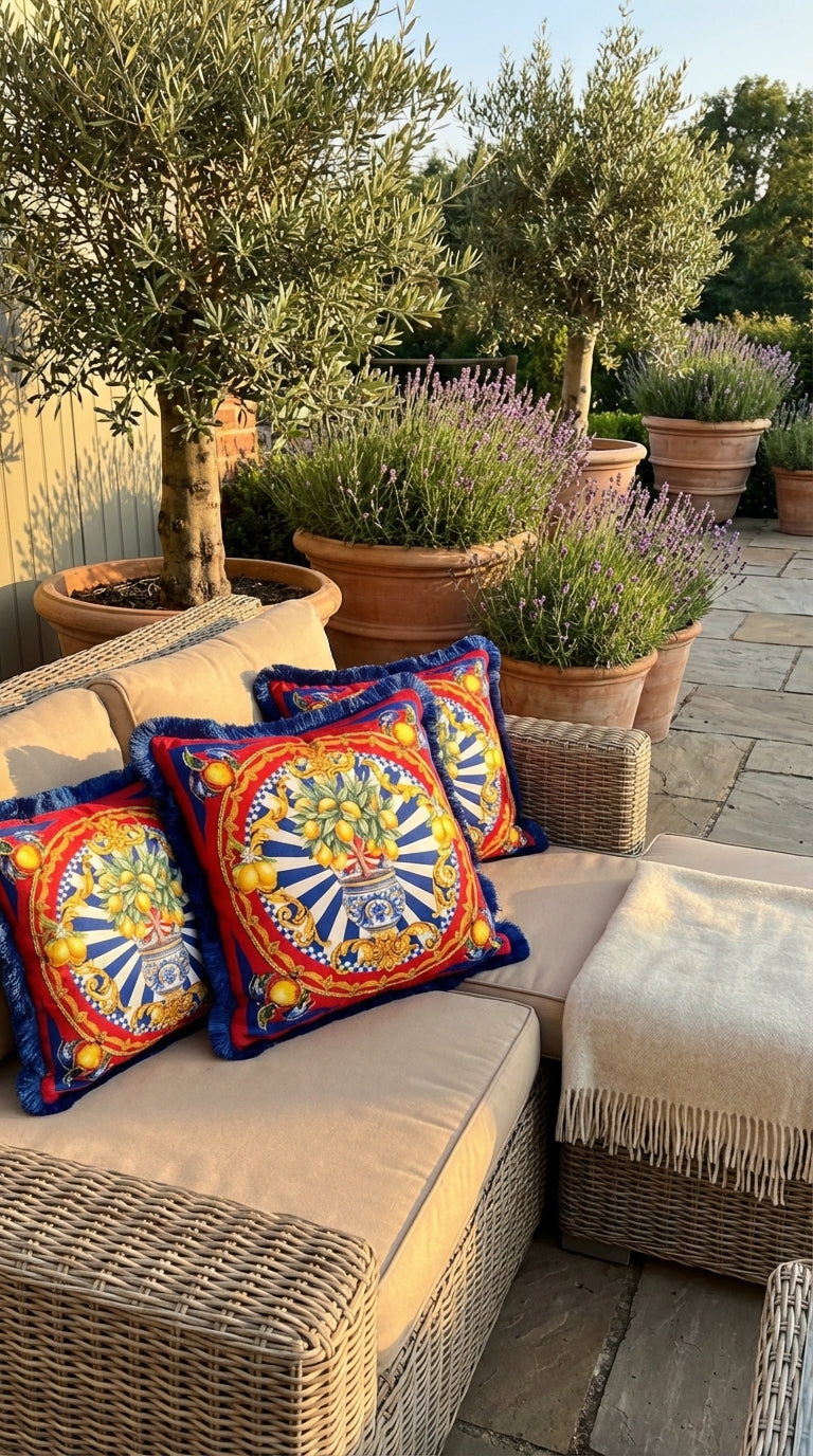 Verona Azure Kırlent