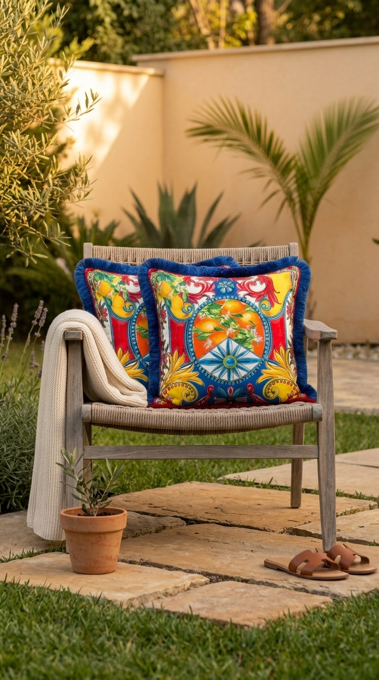 Solea Clover Azure Kırlent