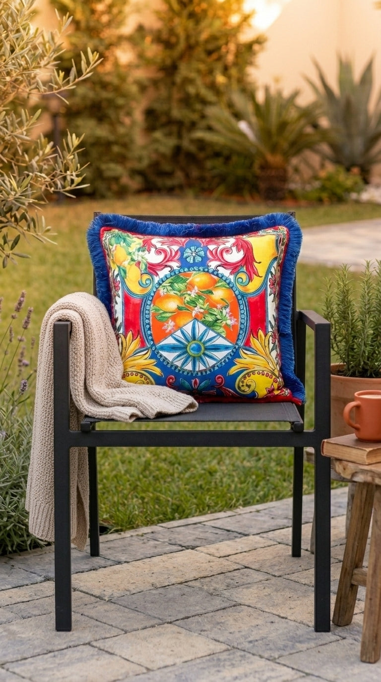 Solea Clover Azure Kırlent