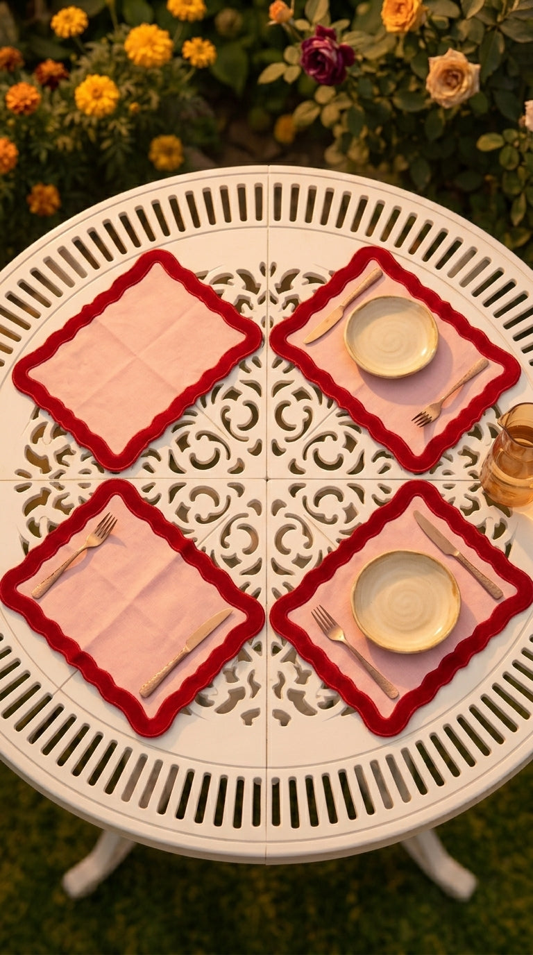 مفارش السفرة Rosea Rouge