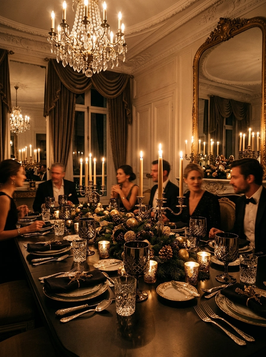 Christmas Classics – Eclat Arc Titanium İkili Kristal Kadeh Seti