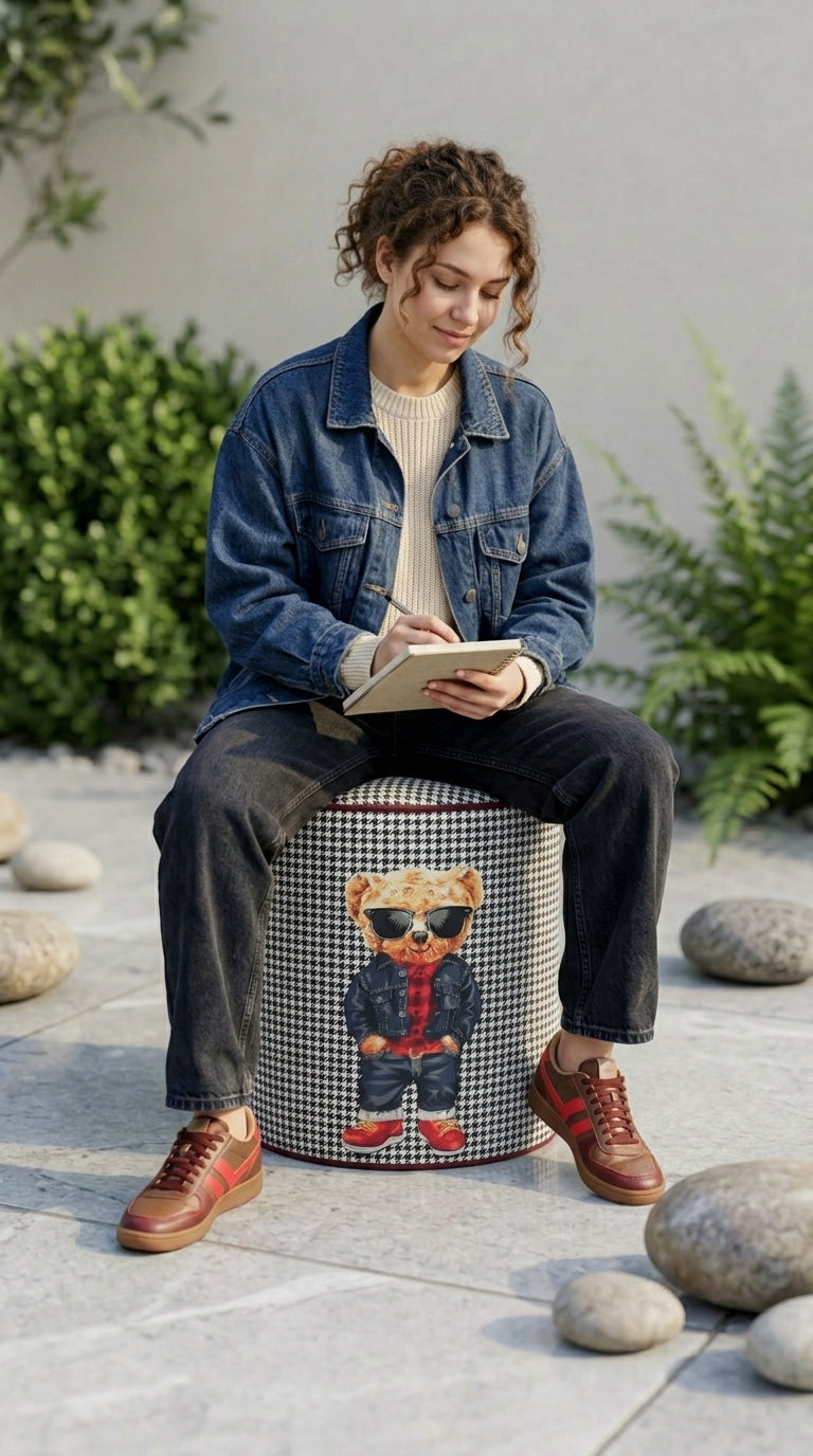Heritage Atlas Houndstooth Puf