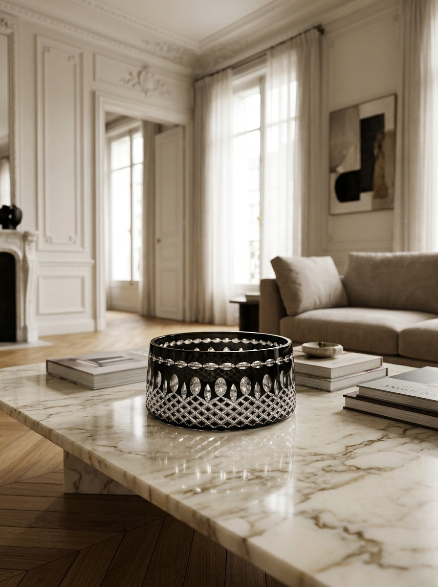Onyx Imperial Yuvarlak Kristal Sunumluk