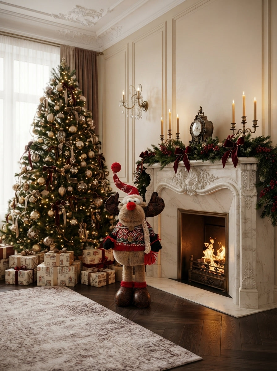 Nordic Rudolph Ayarlanabilir Dekoratif Geyik – 90 CM