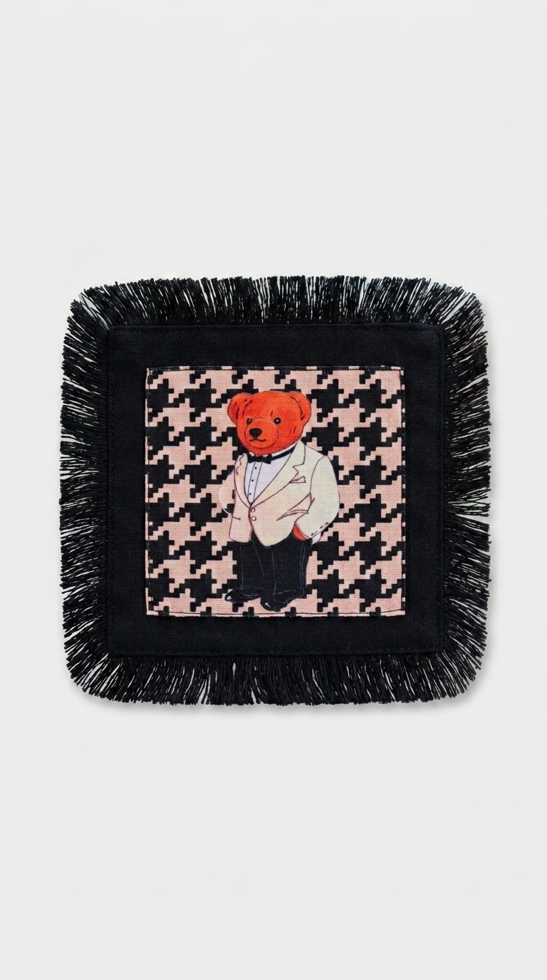 Heritage Houndstooth Kokteyl Peçetesi