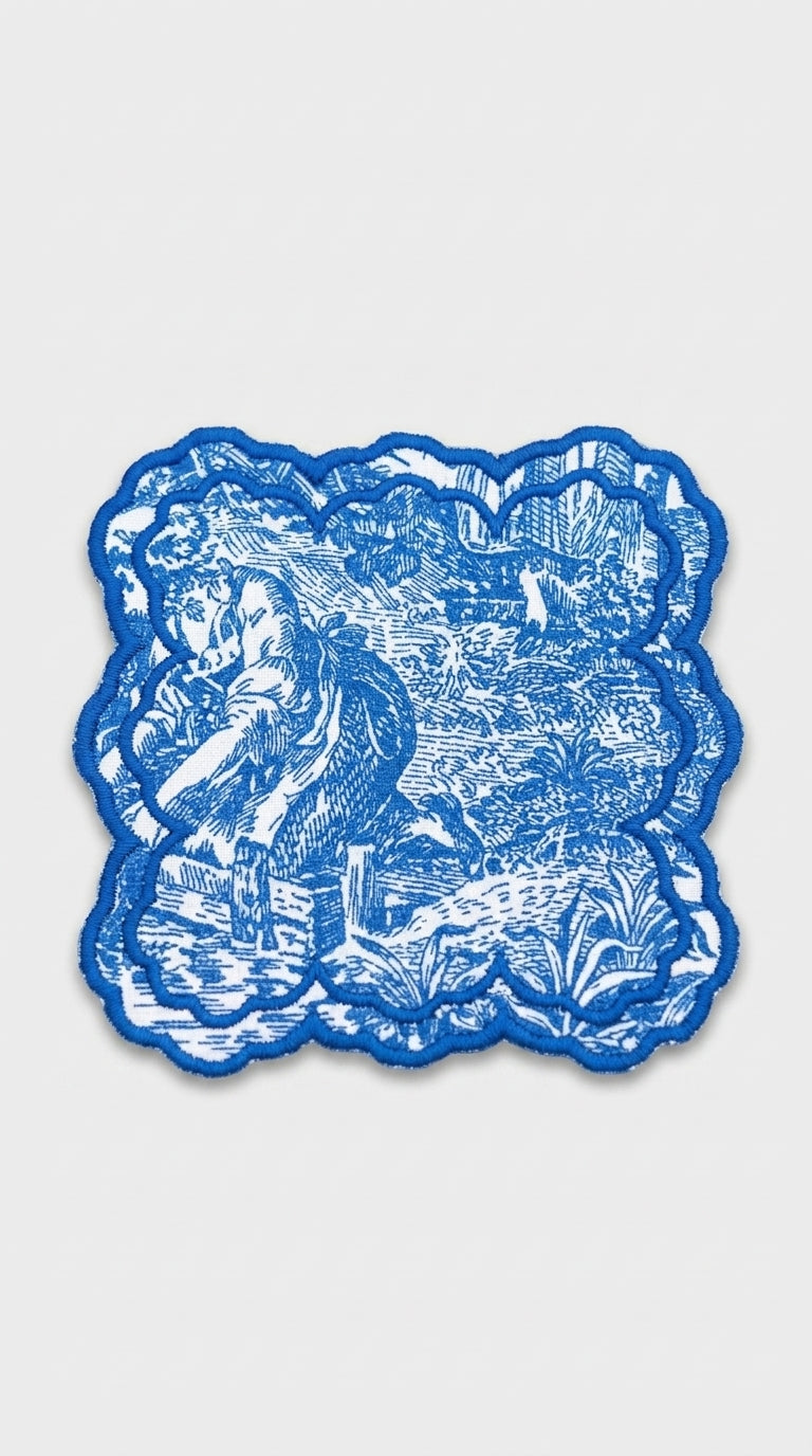 Toile Azure Kokteyl Peçetesi