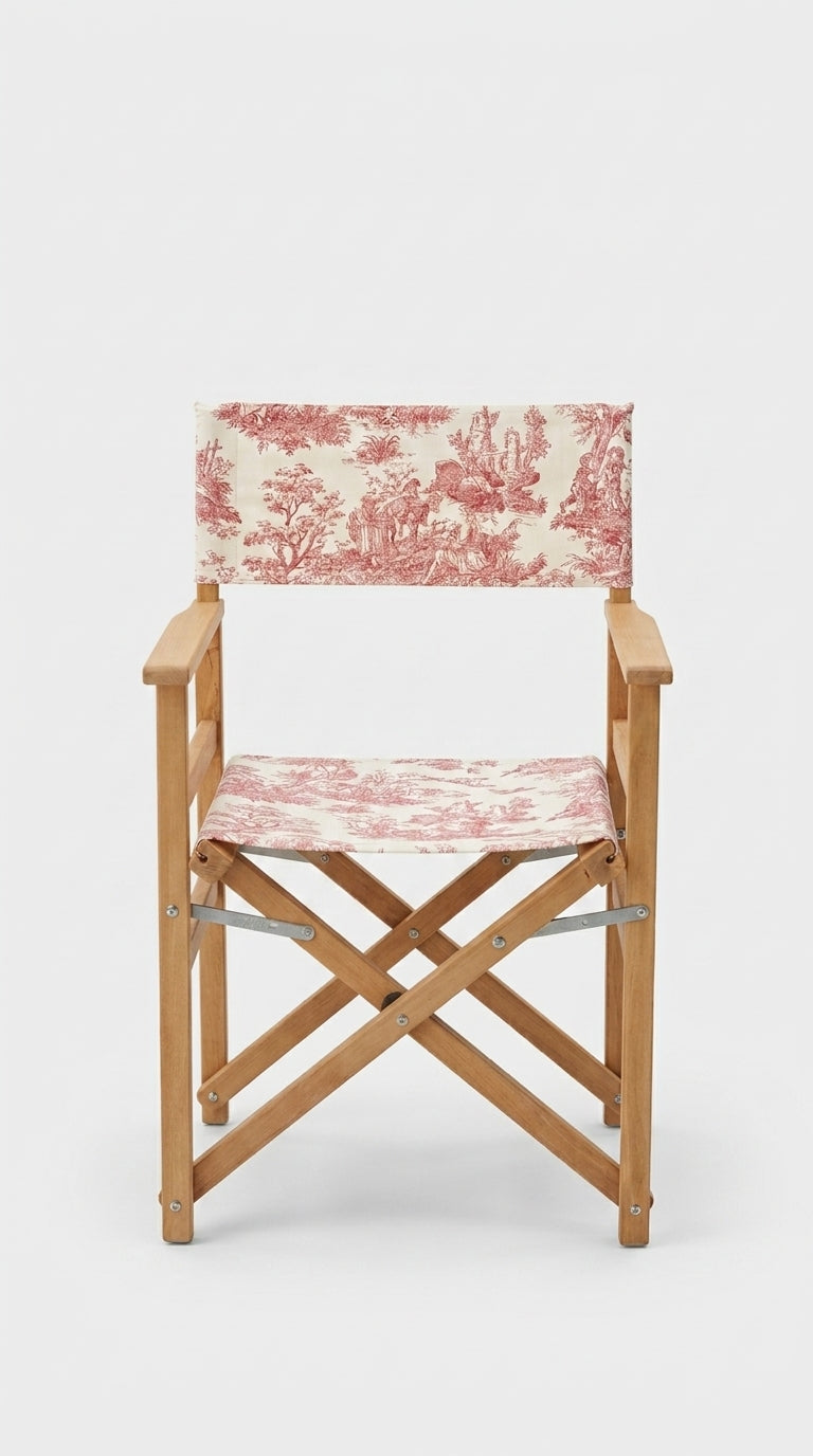 Toile Burgundy Katlanabilir Sandalye
